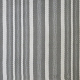 Broadloom carpet swatch in a striped pattern grey color