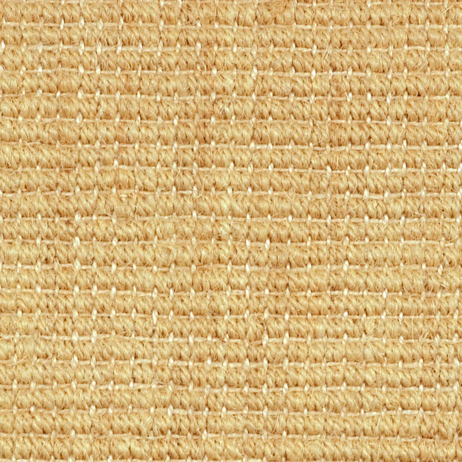 Broadloom carpet swatch in textured pattern yellow color