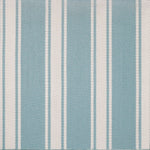 Broadloom carpet swatch in striped pattern light blue color