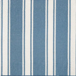 Broadloom carpet swatch in striped pattern medium blue color