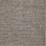 Textured brown and gray patterned broadloom carpet swatch