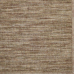 Textured brown rug with a subtle pattern