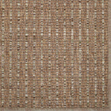 Textured brown and beige woven rug
