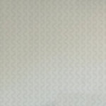 Detail of wallpaper in a playful curvy stripe print in gray on a light gray field.