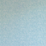 Detail of wallpaper in a textural grid print in shades of blue and cream.