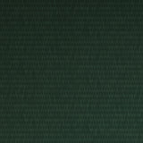 Detail of wallpaper in a textural grid print in shades of dark green.