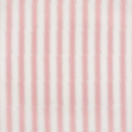 Detail of fabric in a textural speckled stripe print in pink and cream.