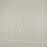 Detail of fabric in a striped damask pattern in olive on a blue-gray field.