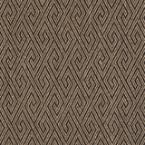 Broadloom carpet swatch geometric design in black tan