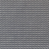 Detail of fabric in a matchstick grid print in white on a navy field.