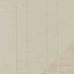 Woven fabric in a ivory and oatmeal stripe, designed to be reversible. 