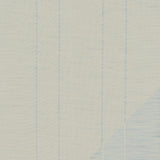 Woven fabric in a ivory and pale blue stripe, designed to be reversible. 