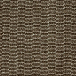 Broadloom carpet swatch in a textured pattern brown color