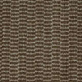 Broadloom carpet swatch in a textured pattern brown color