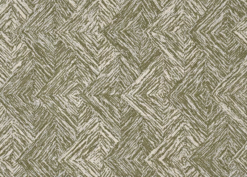 Broadloom carpet swatch diamonds design in green