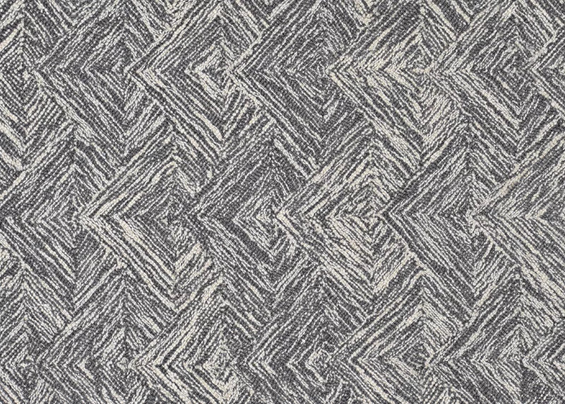Broadloom carpet swatch diamonds design in dark grey