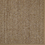 Close-up of a textured brown carpet 