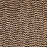 Broadloom carpet swatch herringbone design in brown orange