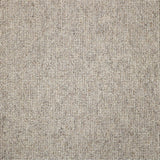Broadloom carpet swatch in a solid pattern light grey color
