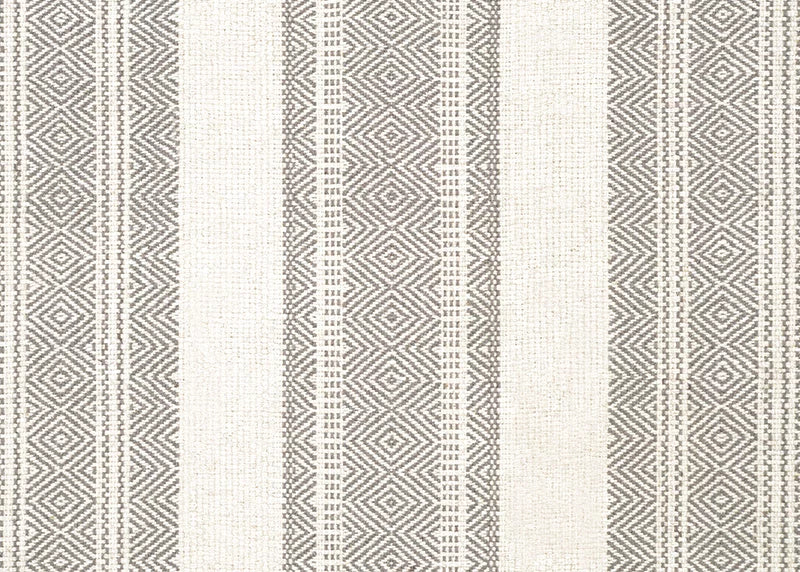Broadloom carpet swatch striped/diamond design in white grey