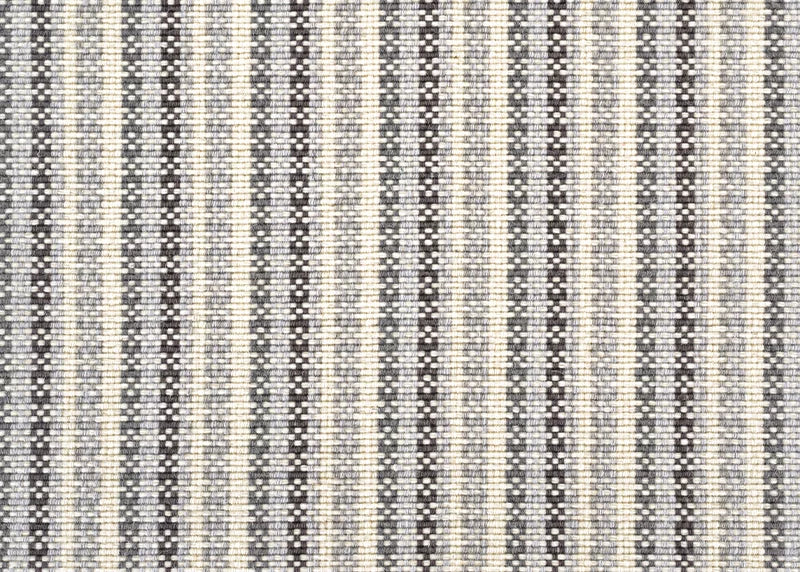 Broadloom carpet swatch striped design in dark grey slate