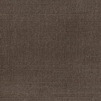 Broadloom carpet solid cut pile in brown. 