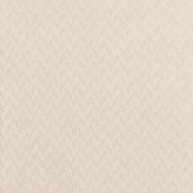 Broadloom carpet with a herringbone check in tonal cream. 