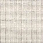 Broadloom carpet in a textural strie stripe in cream with shades of taupe.