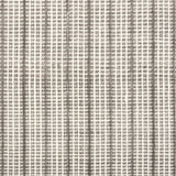 Broadloom carpet in a textural strie stripe in cream with shades of brown.