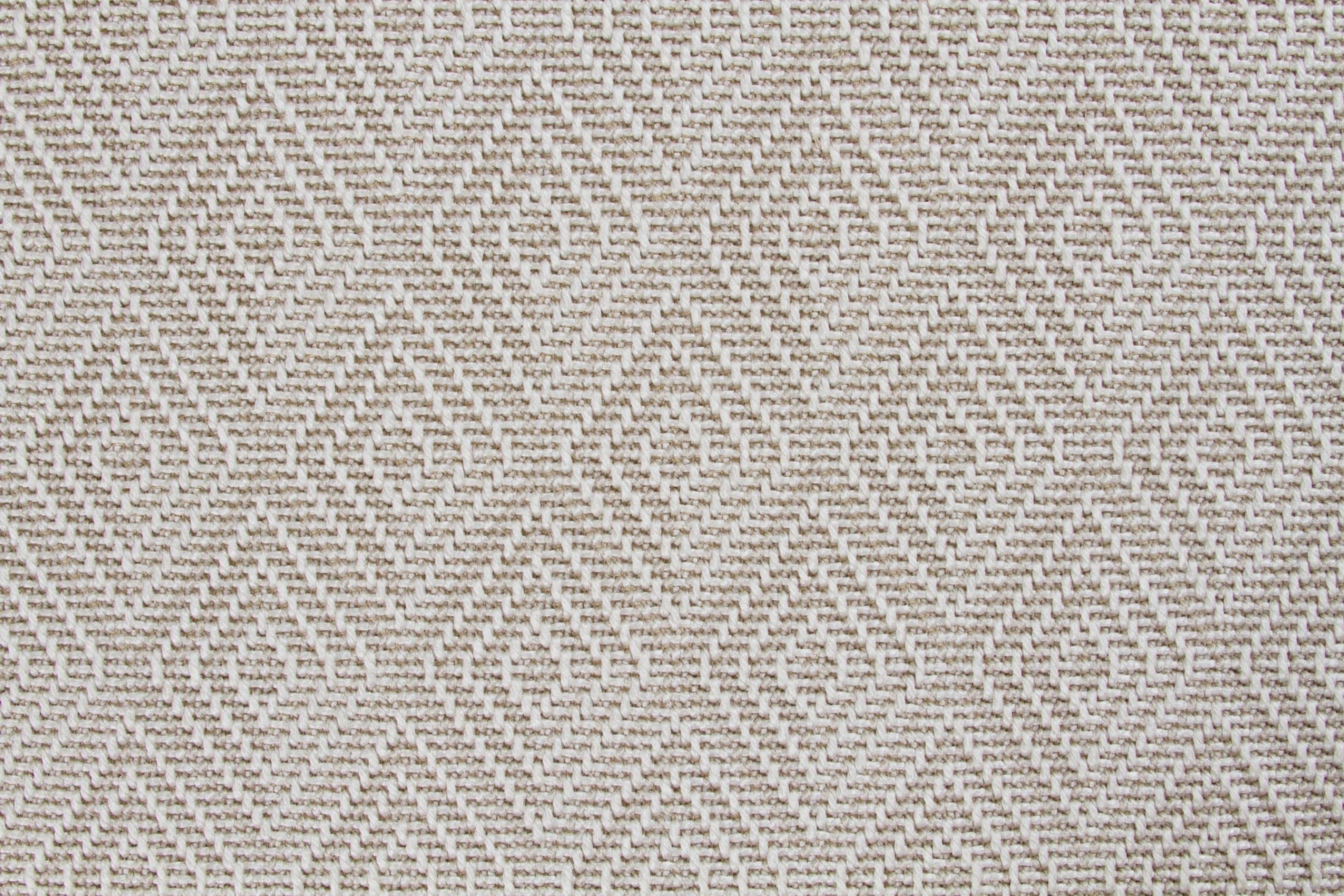 Broadloom carpet in a raised diamond pattern in cream.