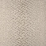 Broadloom with a geometric pattern on an ombré background in beige.
