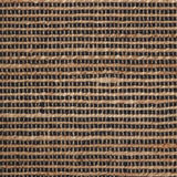 Broadloom carpet swatch in textural tan/black color