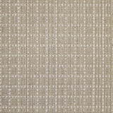 Broadloom carpet swatch in checkered pattern in beige. 