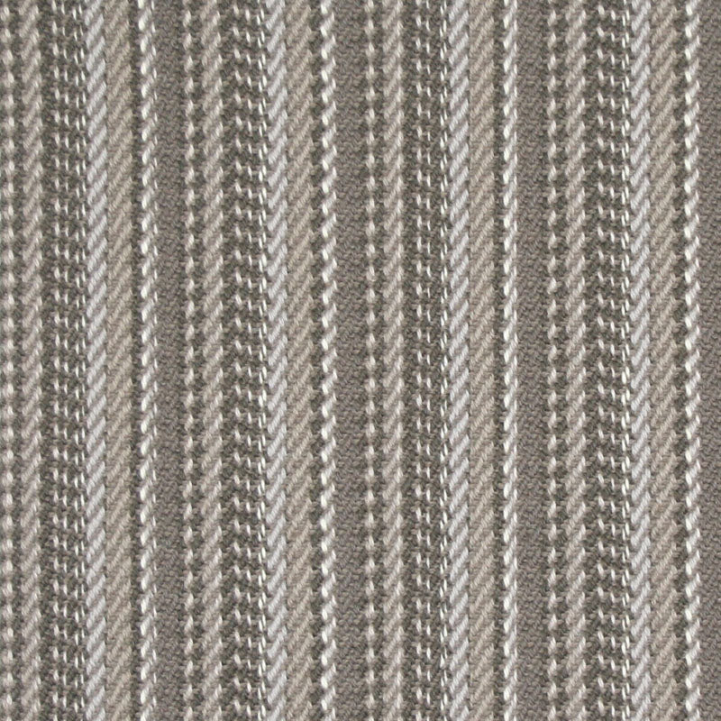 Striped flatweave runner detail in multi grey 