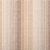 Broadloom carpet in a textural multi color stripe in a palette of neutral tan, brown and cream.