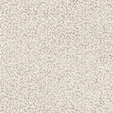 Printed fabric with small scale coral design in grey on white. 