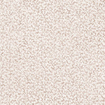 Wallpaper with small scale coral design in brown on white. 