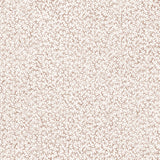 Wallpaper with small scale coral design in brown on white. 