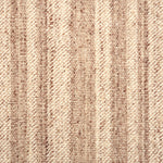 Textural striped broadloom carpet in warm brown. 