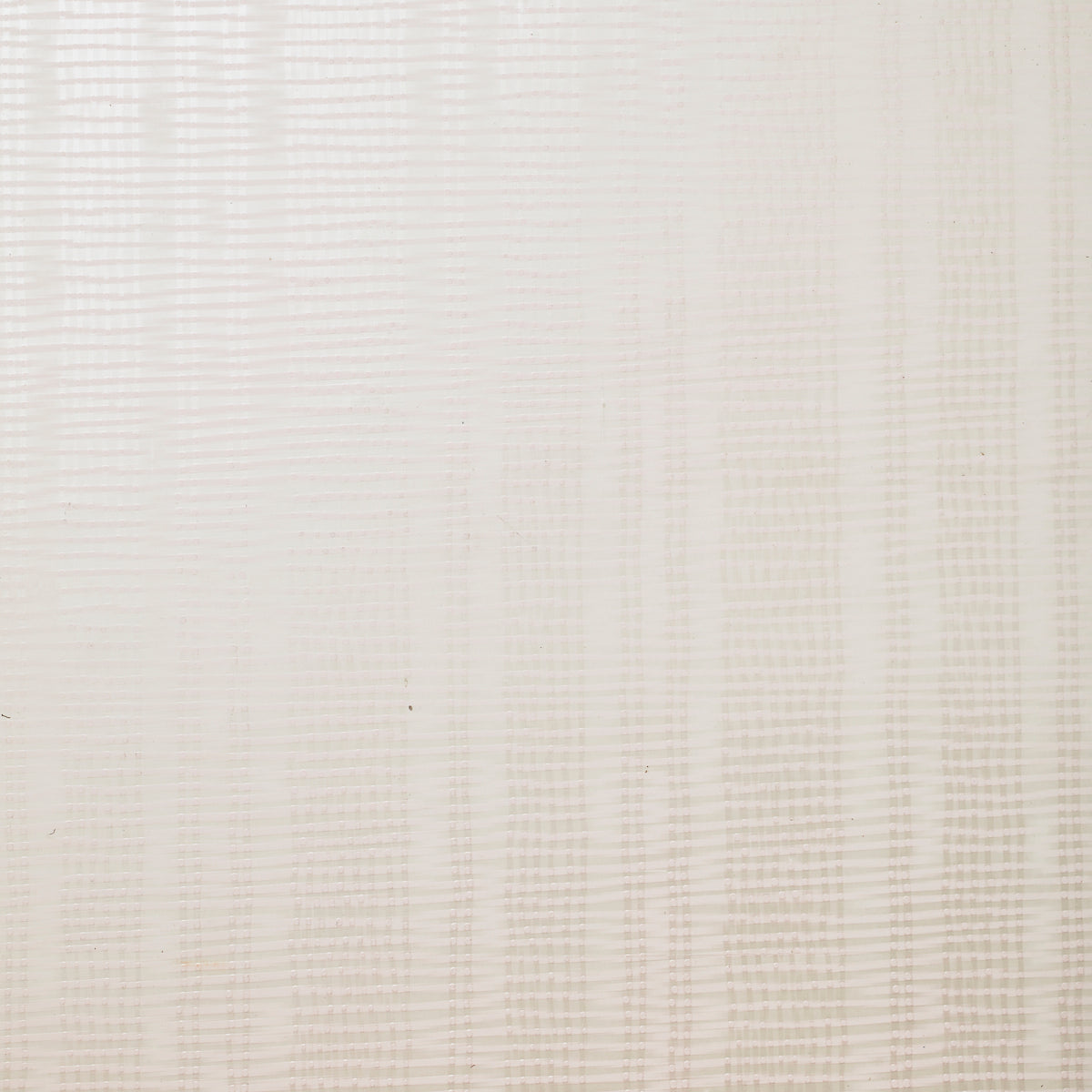 Detail of wallpaper in a textural stripe print in shades of cream.