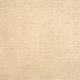 Broadloom carpet solid ribbed cut pile in ivory. 