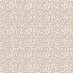 Patterned fabric with textural white dots on a beige background