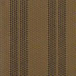 Striped brown flatweave runner in tan 