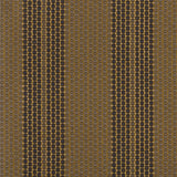 Striped brown flatweave runner in tan 