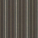 Striped flatweave runner in brown and green