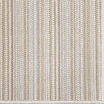 Broadloom carpet with stripes in beige, tan and taupe. 