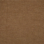 Textural performance broadloom carpet in grid design in brown.