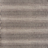 Flatweave rug in a subtle stripe in shades of taupe.