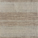 Flatweave rug in a subtle stripe in brown and grey.