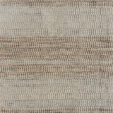 Flatweave rug in a subtle stripe in brown and grey.